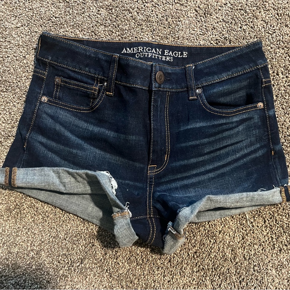 American Eagle Outfitters Hi-Rise Shortie Shorts